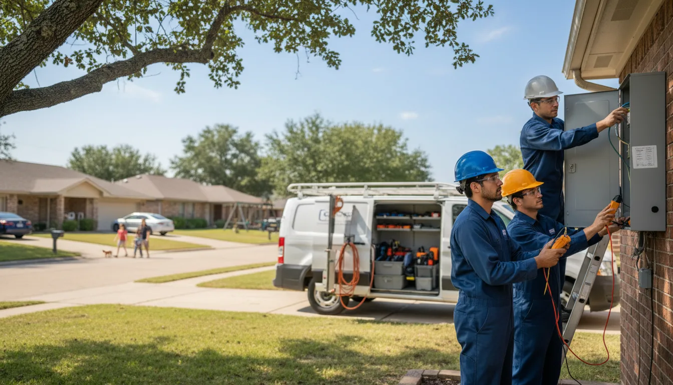 Certified electrician providing emergency electrical services in Margie, MN
